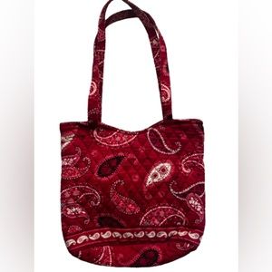 Vera Bradley red paisley bag